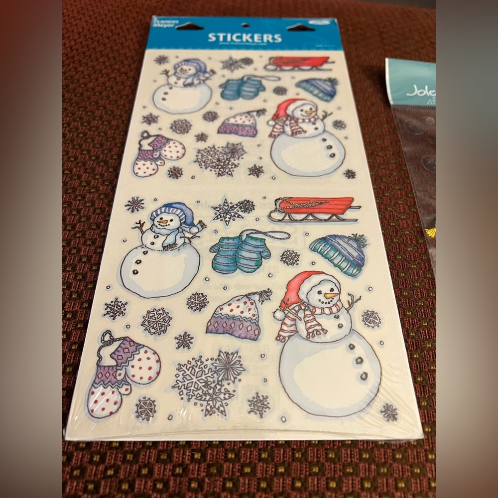 Winter Assorted Scrapbook Stickers - Picture 2 of 4